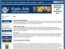 Tablet Screenshot of kodo-japanese-antiques.com